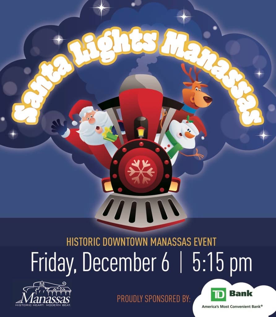 Santa Lights Manassas Poster