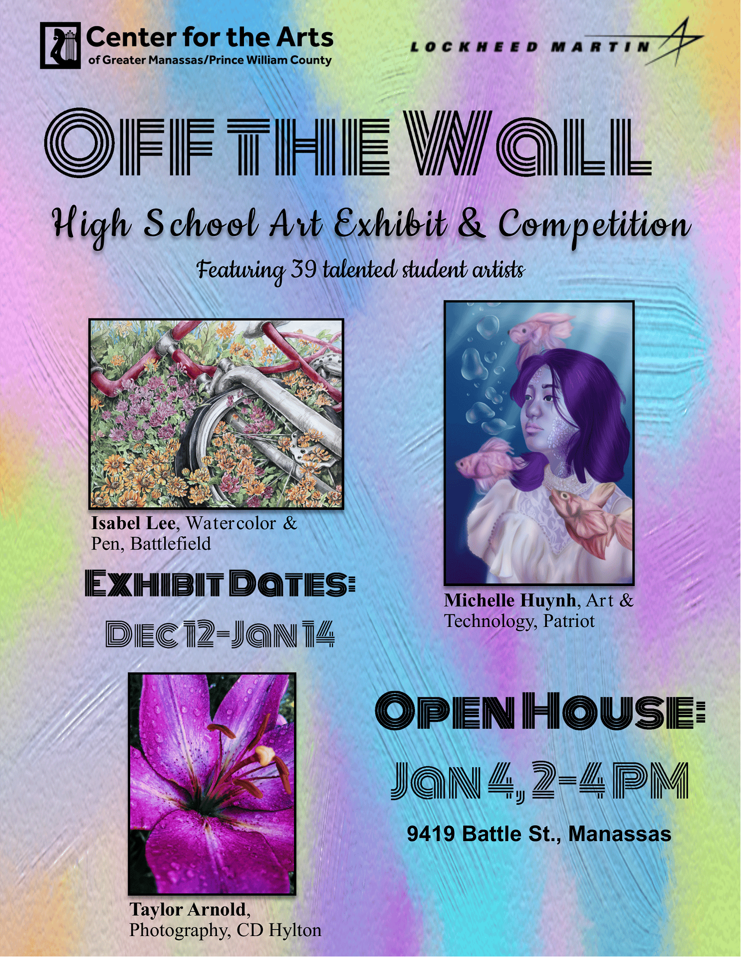Off the Wall 16th annual student art competition