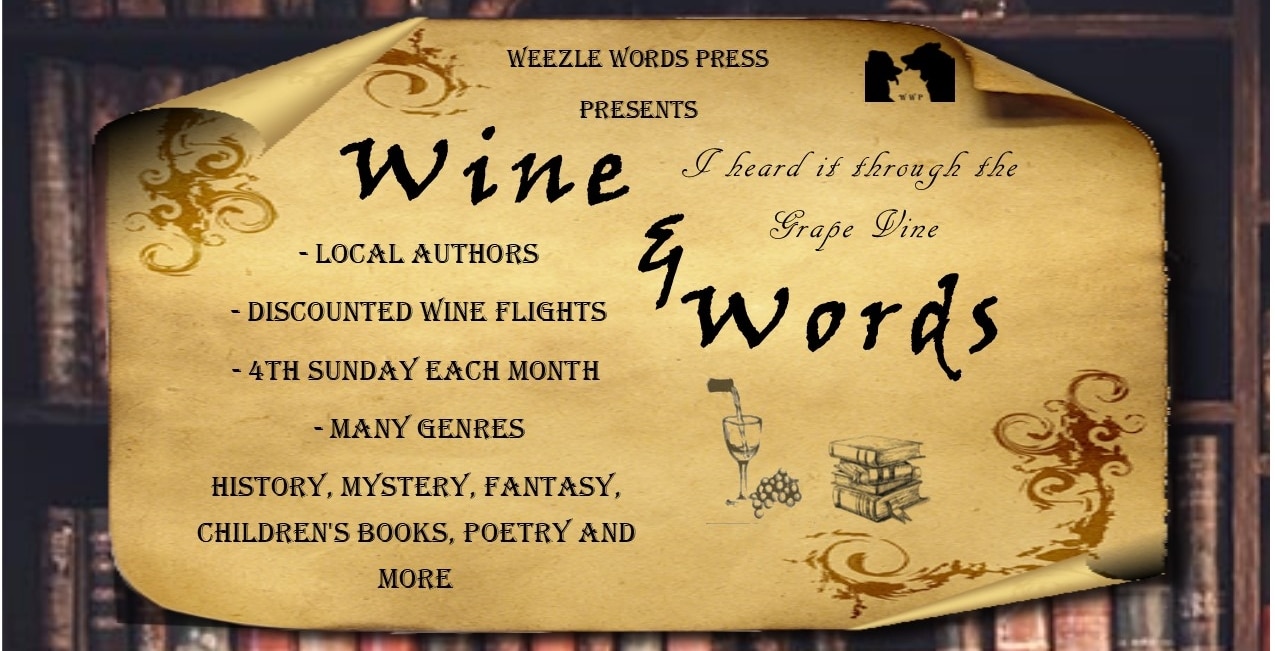 Wine and Words Author Event