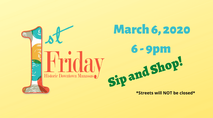 March First Friday - Sip and Shop
