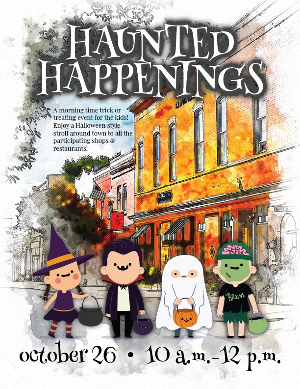 Haunted Happenings - a daytime trick or treating in Historic Downtown Manassas from 10am - 12pm