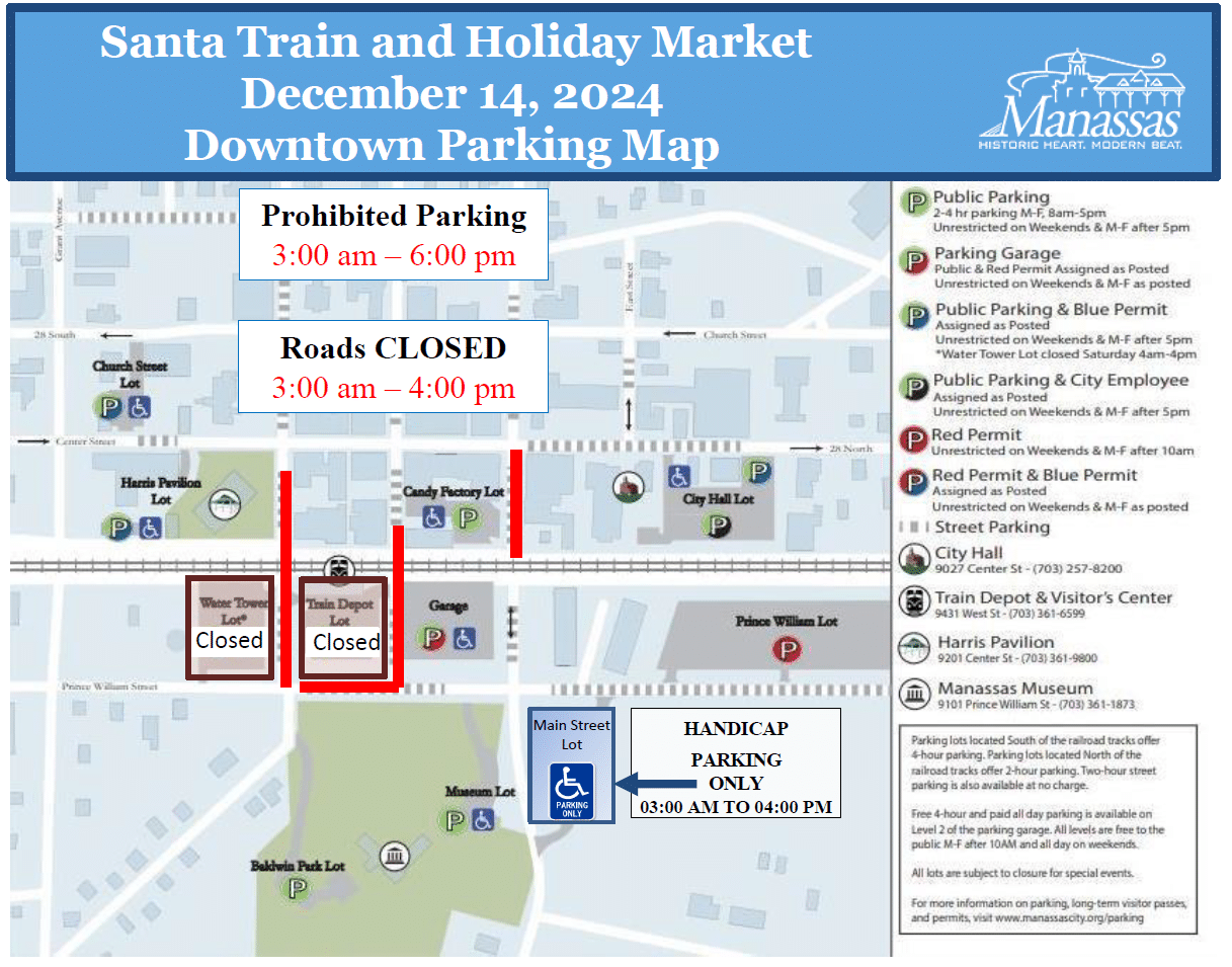 Holiday Market Road Closures and Parking