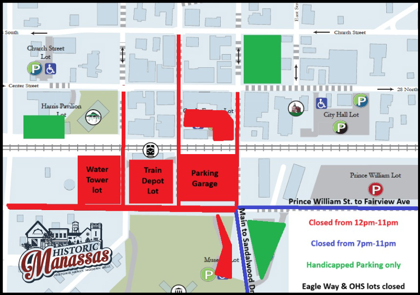 Celebrate America Parking MapCelebrate America Parking Map